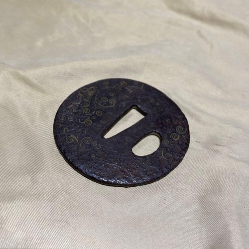 Japanese tsuba karakusa - japanese,