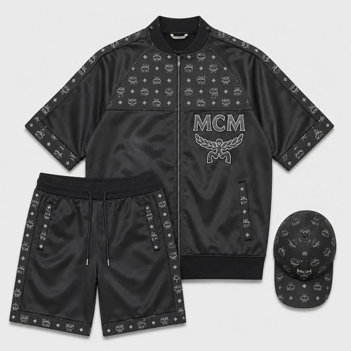 Set tuta uomo - pelle, nera