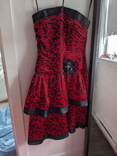 Vintage 100 silk - vintage, red
