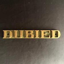 DUBIED TEXTILE MACHINE MAKERS PLATE PLAQUE BADGE EMBLEM