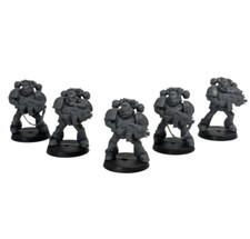 Warhammer 40k Dark Angels Space Marines lotto di 5 assemblati non verniciati con pennello