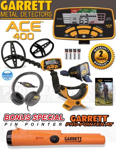 Garrett ace 400 metal detector - ace,