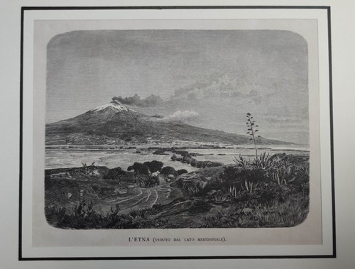 Etna vulcano veduto dal - , lato