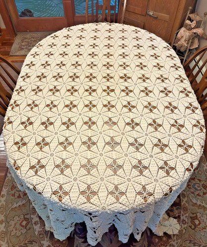 Tovaglia vintage fatta mano - vintage,