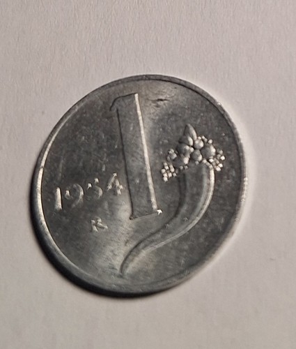 Moneta lira rara 1954 rep - moneta, 1