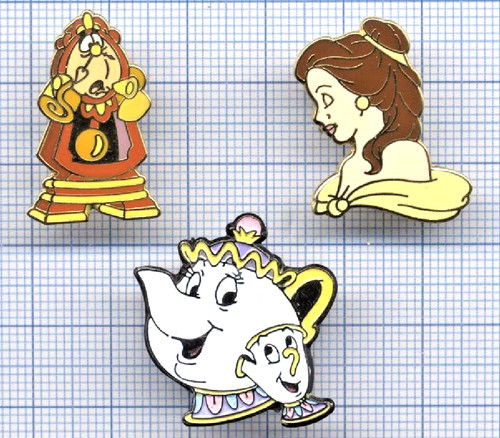 Lot pin beauty and the - and,