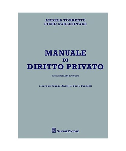 Manuale diritto privato - manuale, di