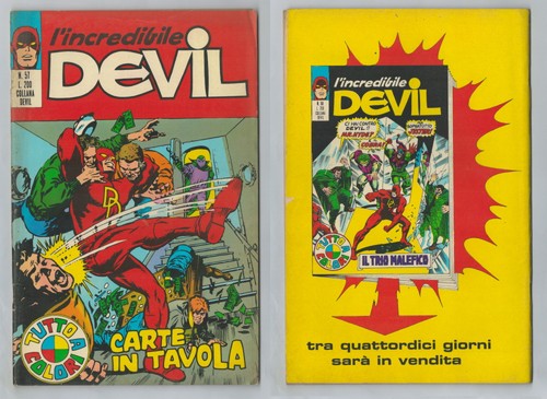 Incredibile devil 57 - l'incredibile,