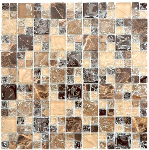 Mosaico mattone vetro - mosaico,