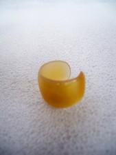 ANELLO IN CORNO FASCIA RING ETNICO MADAGASCAR MISURA 18