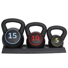 Set Kettlebell 3 Pezzi Fitness