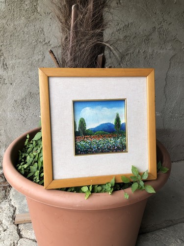 Quadro paesaggio estivo - paesaggio,