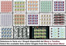 ** ITALIA Repubblica: Minifogli Minifoglio [Inserzione Multipla]