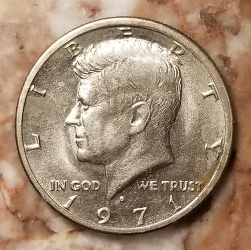 Mezzo dollaro 1971 d - 🔥,