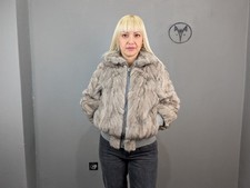 Bomber pelliccia visone con