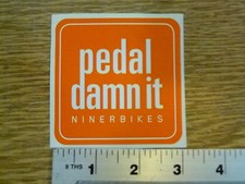 Adesivo decalcomania Niner