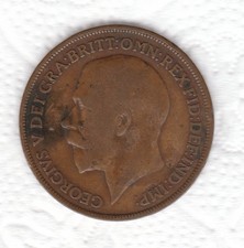 N  104   INGHILTERRA   RARA  MONETA  1   PENNY   1913