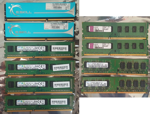 Lotto moduli memoria ddr3 e - memoria,