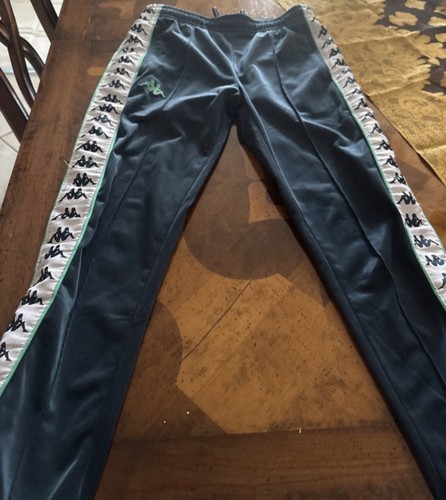 Kappa pantaloni tuta - blu, bande