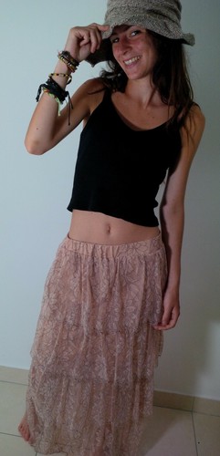 Zara gonna con volant s - gonna,