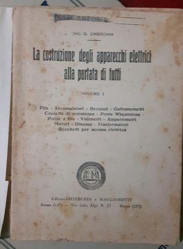 Chierchia costruzione degli - la,