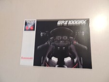 Brochure depliant kawasaki gpz - brochure,