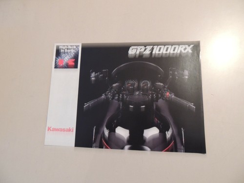 Brochure depliant kawasaki gpz - depliant,