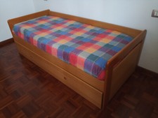 Letto singolo con cassetto secondo letto