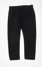 ZARA Men's Black Straight Leg