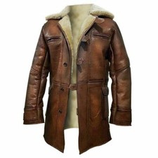 Tom Hardy Bane Coat Shearling