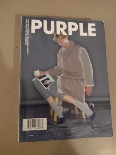 Rare purple fashion magazine - fashion,