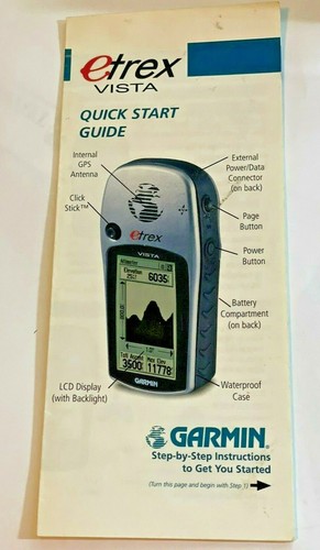 Garmin etrex vista guida - garmin,