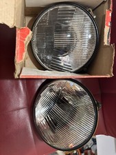 COPPIA FARI ANTERIORI ALFETTA PRIMA 1 SERIE 1600 NUOVI ORIGINALI CARELLO DX SX