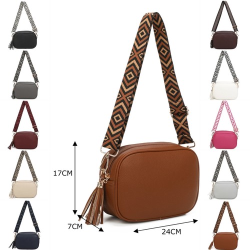 Borsa tracolla donna - tracolla, doppia