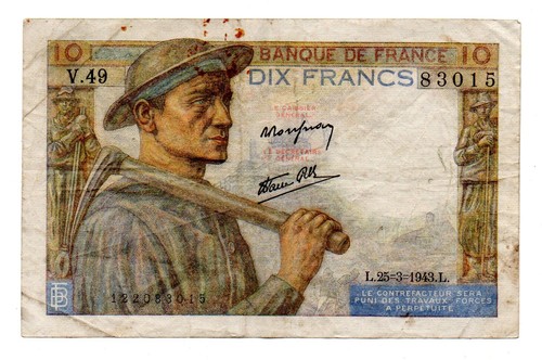 Francia banconota da 10 - francia,