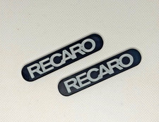 2x RECARO sedile emblema targa