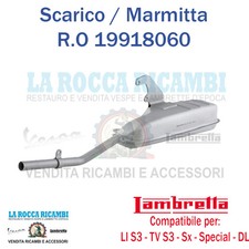 Marmitta scarico lambretta - scarico,