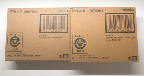 Figuarts jiraiya tsunade - s.h.figuarts,