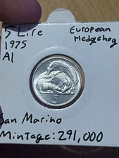 5 Lire 1975 San Marino animale
