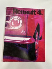 RENAULT 4 Advertising Brochure