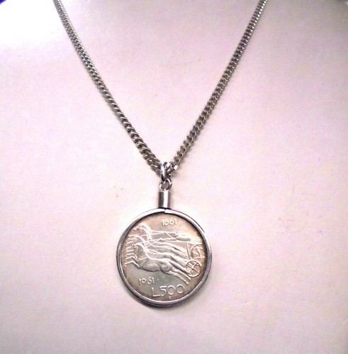 Collana argento con 500 - argento,