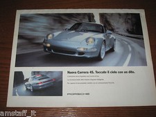 *AO4=PORSCHE CARRERA 4S=PUBBLICITA'=ADVERTISING=WERBUNG=COUPURE=
