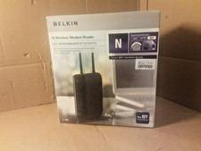 Belkin N+ modem router wireless inutilizzato storage prestazioni rete BT Wifi