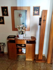 Mobile ingresso con specchio e appendiabiti