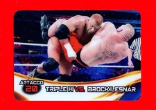 WWE WRESLING "B" - 2014 - Edibas Lamincards - n. 141 - TRIPLE H Vs BROCK LESNAR