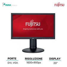 Monitor Fujitsu-Siemens  B20T-7 LED, 20" Risol. 1600x900, VGA, DVI, Multimedi...