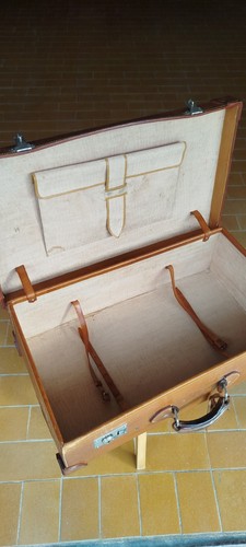 Valigia pelle vintage - valigia,