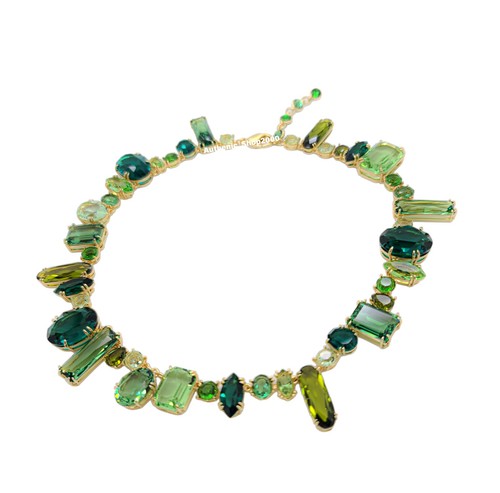 Collana gema verde boemia - collana,