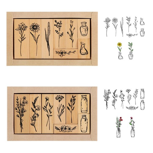 Pezzi legno timbro - timbro, timbri