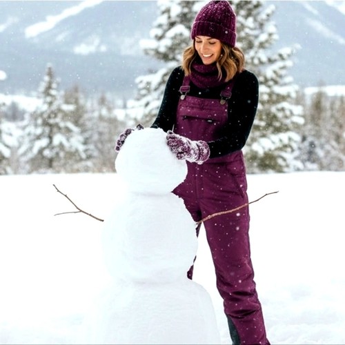 Pantaloni neve viola - da,